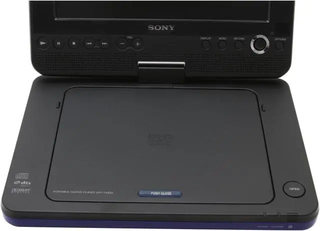 Alt view image 4 of 17 - SONY DVP-FX820/L 8" Portable DVD Players- Blue