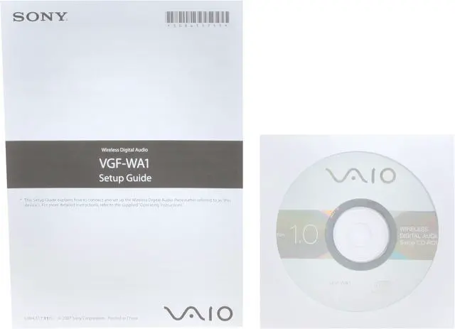 Alt view image 14 of 15 - SONY VAIO VGF-WA1/B Black Wireless Digital Music Streamer Single