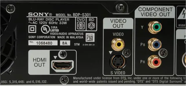 Alt view image 9 of 15 - Sony Blu-ray Player BDP-S301