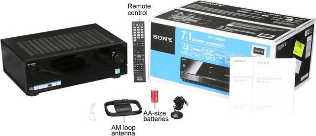 Alt view image 5 of 5 - SONY STR-DN1000 7.1-Channel Home Theater A/V Receiver