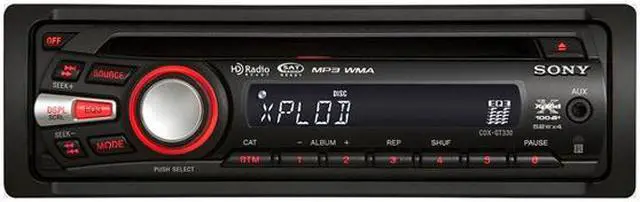 PS1用　par CDX3 Sony Xplod CDX-GT330 CD Receiver With auxiliary input - Newegg.com