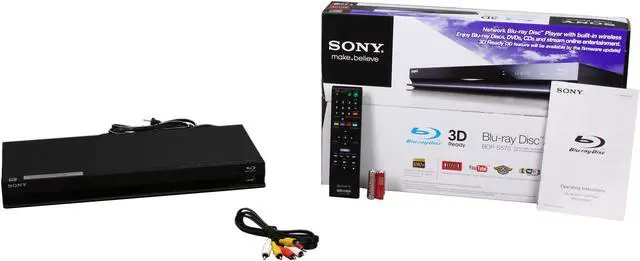 Alt view image 5 of 5 - Sony 3D WiFi Built-in Blu-ray Player BDP-S570