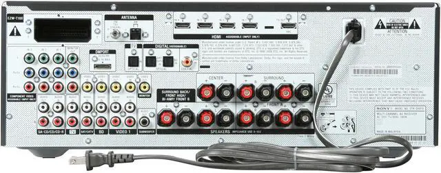 Alt view image 4 of 5 - SONY 7.1-Channel Home Theater A/V Receiver STR-DH810