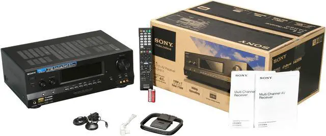 Alt view image 5 of 5 - SONY 7.1-Channel Home Theater A/V Receiver STR-DH810