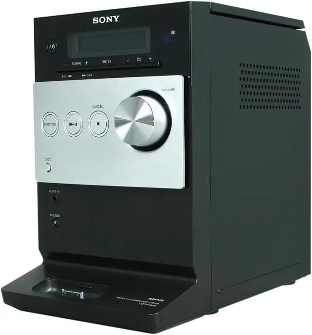 Alt view image 2 of 10 - SONY CD/MP3/Radio 1-Disc Changer Micro Hi-Fi System CMT-FX300i
