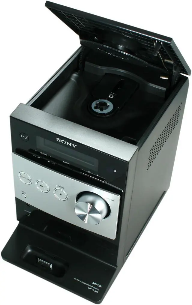 Alt view image 9 of 10 - SONY CD/MP3/Radio 1-Disc Changer Micro Hi-Fi System CMT-FX300i
