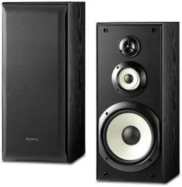 Main image of SONY SSB3000 Performance Bookshelf Speakers - Black Pair