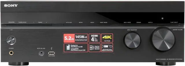 Alt view image 2 of 6 - SONY STRDH540 5.2-Channel 4K AV Receiver