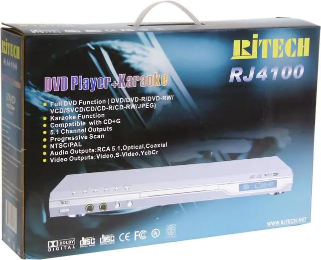 Alt view image 6 of 6 - RjTECH DVD Player RJ-4100