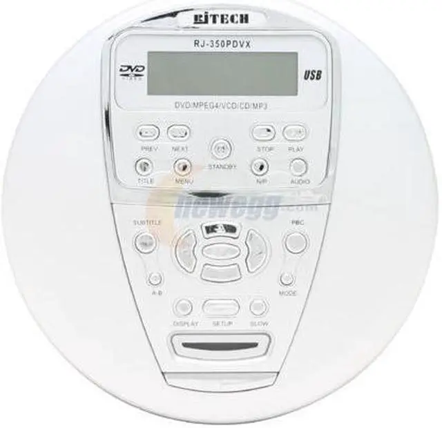 Alt view image 2 of 8 - RjTECH RJ-350PDVX Portable DVD Player w/ MPEG4 DivX Support