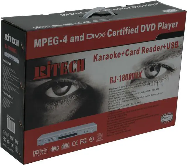 Alt view image 6 of 6 - RjTECH DVD Player RJ-1800DVX