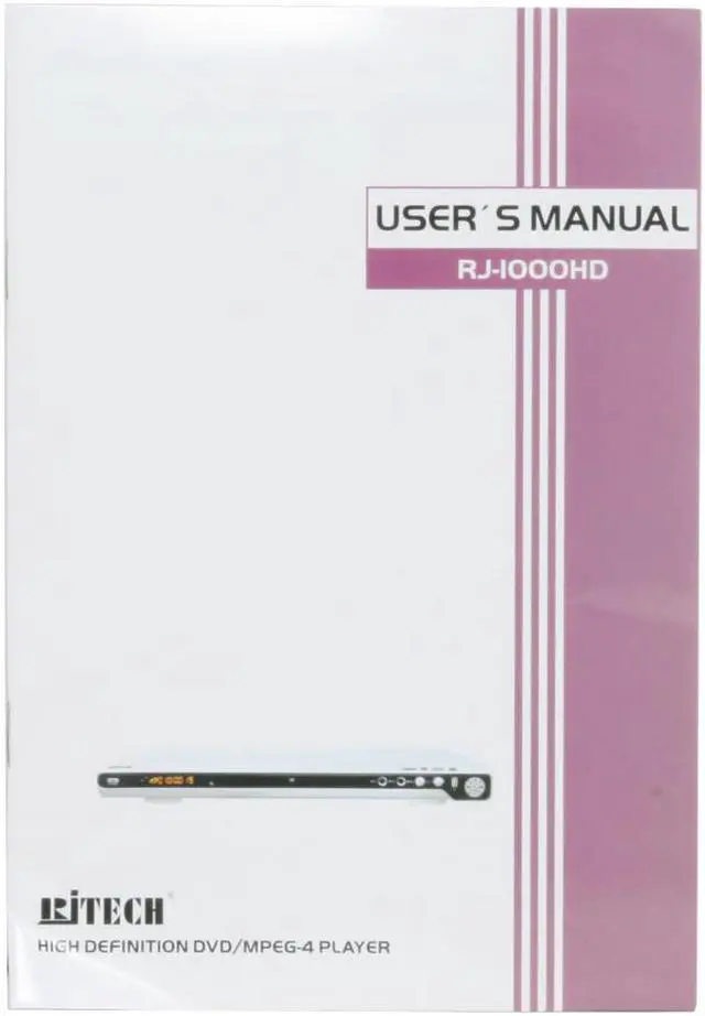 Alt view image 8 of 11 - RjTECH DVD Player RJ-1000HD