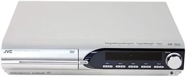 Alt view image 7 of 10 - JVC TH-M606 5.1CH 1000W Home Theater System w/ 5-DVD Changer