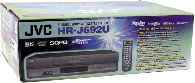 Alt view image 6 of 6 - JVC HR-J692U VHS VCR Recorder, Hi-Fi Stereo with MTS Decoder