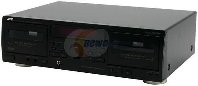 Alt view image 2 of 5 - JVC TD-W254BK Black Double Mechanism Cassette Deck