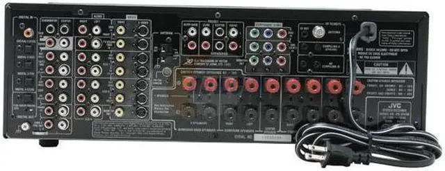 Alt view image 4 of 7 - JVC RX-8040B 6.1-Channel Audio Video Control Receiver