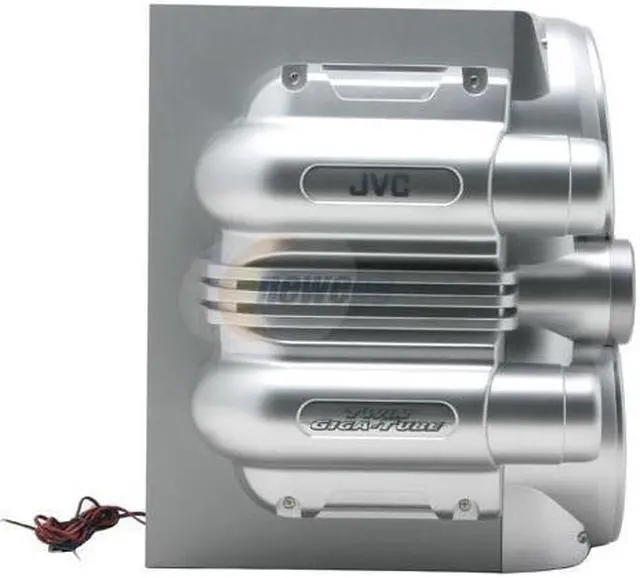 Alt view image 4 of 8 - JVC DVD/CD/Cassette/MP3 5-DVD Tray Changer Mini Video System HX-D7