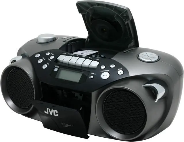 Alt view image 3 of 7 - JVC CD/AM/FM Digital Boombox RC-EX26