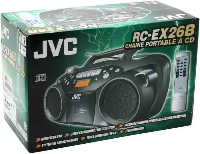 Alt view image 7 of 7 - JVC CD/AM/FM Digital Boombox RC-EX26
