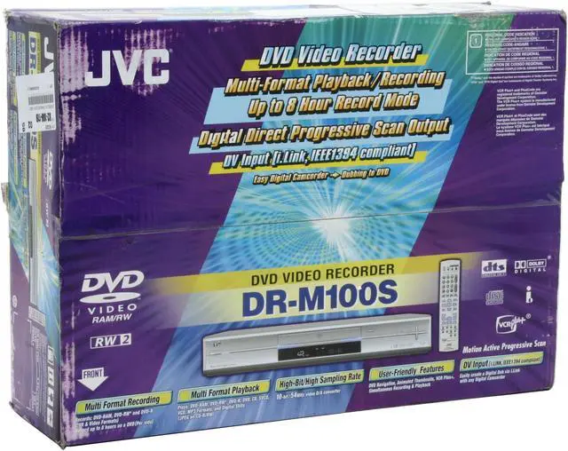 Alt view image 6 of 6 - JVC DVD Recorder DR-M100S