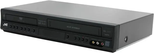 Alt view image 2 of 9 - JVC DVD Player & VCR Combo HRXVC18B
