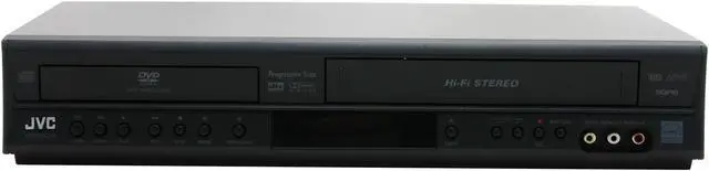 Alt view image 3 of 9 - JVC DVD Player & VCR Combo HRXVC18B