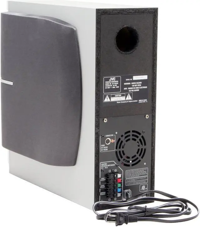 Alt view image 5 of 12 - JVC THC60 DVD Digital Theater System