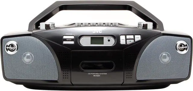 Alt view image 3 of 10 - JVC Portable CD Boom Box with Remote RCEZ31