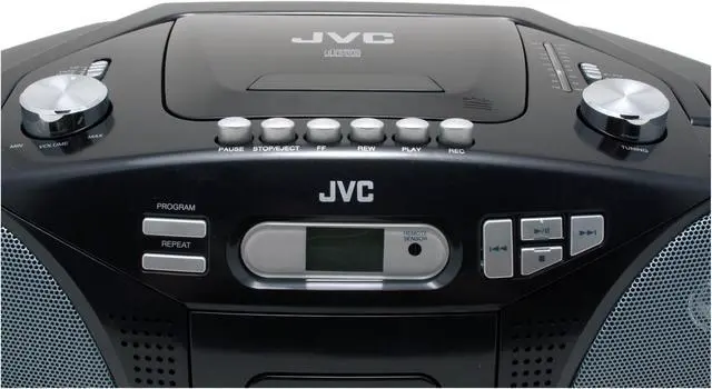 Alt view image 8 of 10 - JVC Portable CD Boom Box with Remote RCEZ31