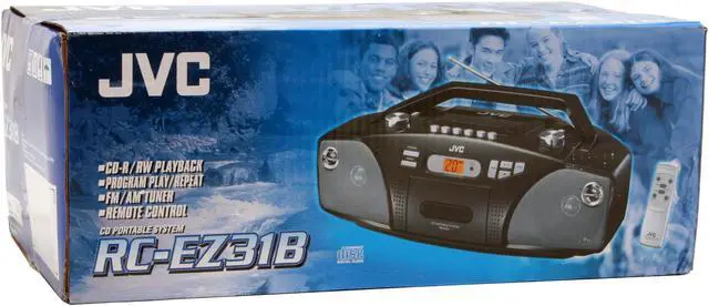 Alt view image 10 of 10 - JVC Portable CD Boom Box with Remote RCEZ31