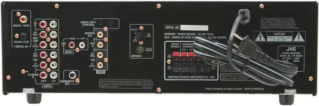 Alt view image 7 of 11 - JVC RX-5060BK 5.1-Channel Audio/Video Control Receiver