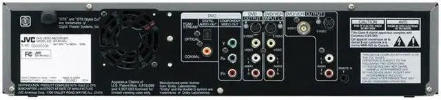 Alt view image 2 of 3 - JVC DVD Recorder & VCR Combo SR-MV45US