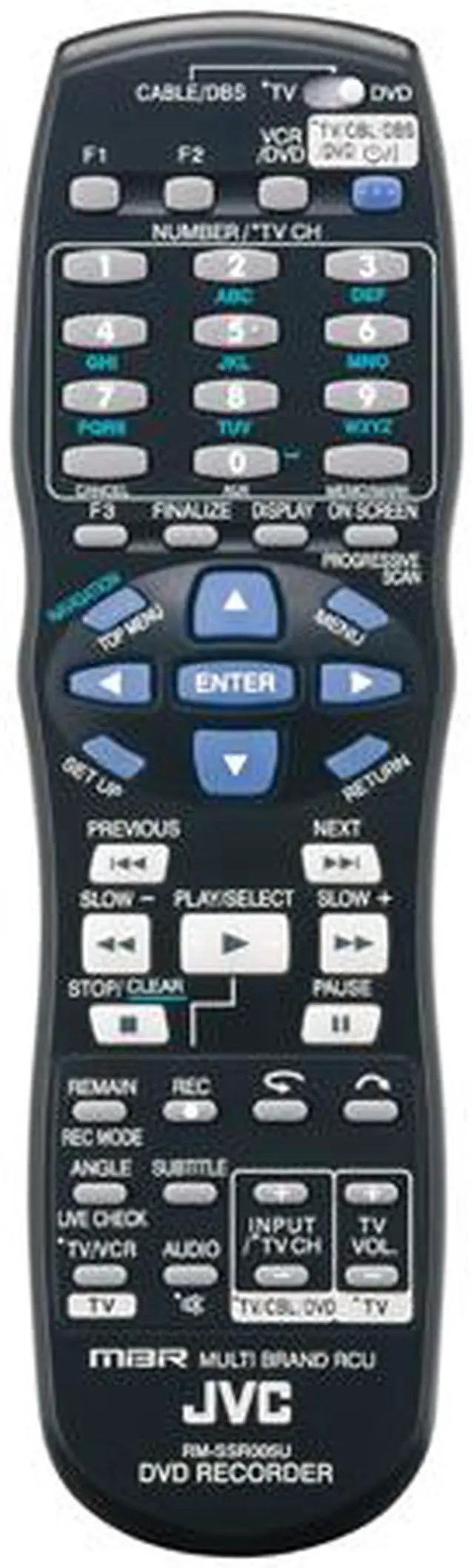 Alt view image 3 of 3 - JVC DVD Recorder & VCR Combo SR-MV45US