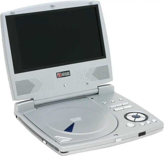 Alt view image 3 of 9 - AMW M280 Portable DVD Player W/ 7" 16:9 LCD