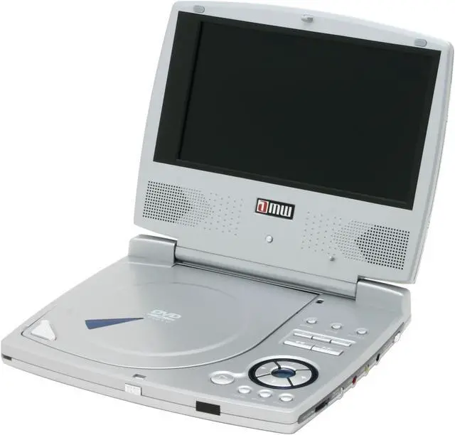 Alt view image 2 of 9 - AMW M280 Portable DVD Player W/ 7" 16:9 LCD
