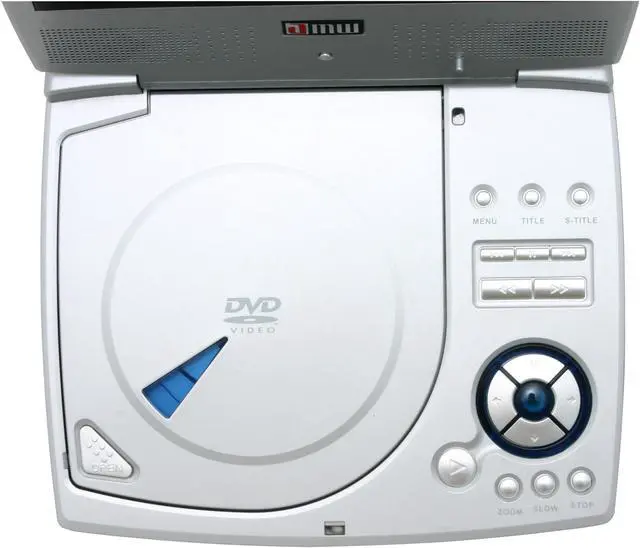 Alt view image 6 of 9 - AMW M280 Portable DVD Player W/ 7" 16:9 LCD