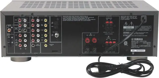 Alt view image 4 of 6 - YAMAHA HTR-5730 5.1-Channel Digital Home Theater Receiver