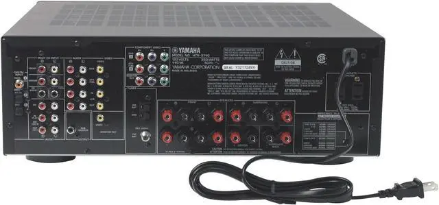 Alt view image 4 of 6 - YAMAHA HTR-5740 6.1-Channel Digital Home Theater Receiver