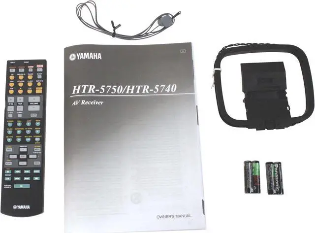 Alt view image 5 of 6 - YAMAHA HTR-5740 6.1-Channel Digital Home Theater Receiver