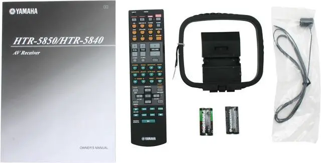 Alt view image 5 of 6 - YAMAHA HTR-5840 6.1-Channel Digital Home Theater Receiver