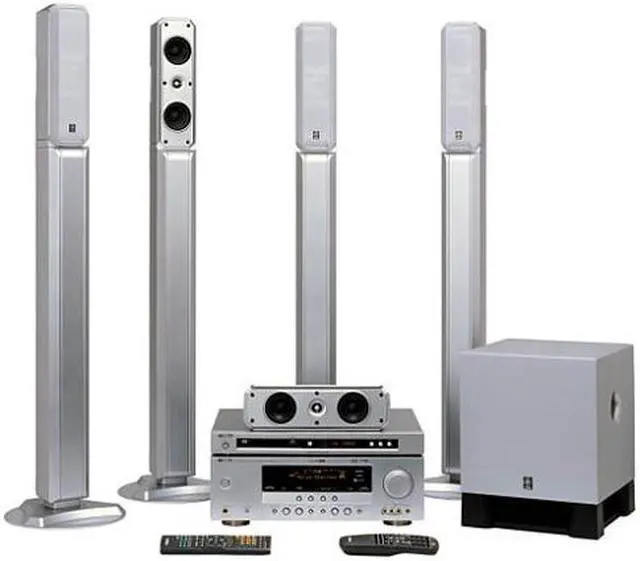 Main image of YAMAHA YHT-685BL Home Theater in a Box System Silver