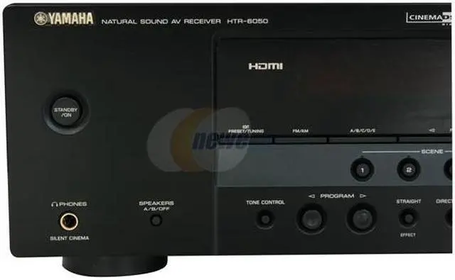 Alt view image 7 of 16 - YAMAHA HTR-6050 5.1-Channel Digital Home Theatre Receiver