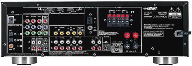 Alt view image 4 of 5 - YAMAHA HTR-6130 5.1-Channel Digital Home Theater Receiver
