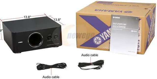 Alt view image 6 of 6 - YAMAHA YST-FSW050BL Advanced YST II & Down-Firing Active design subwoofer Single