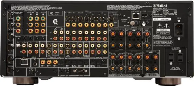 Alt view image 7 of 13 - YAMAHA RX-Z7BL 7.1-Channel Digital Home Theater Receiver