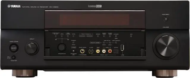 Alt view image 4 of 14 - YAMAHA RX-V3900BL 7.1-Channel Network Home Theater Receiver