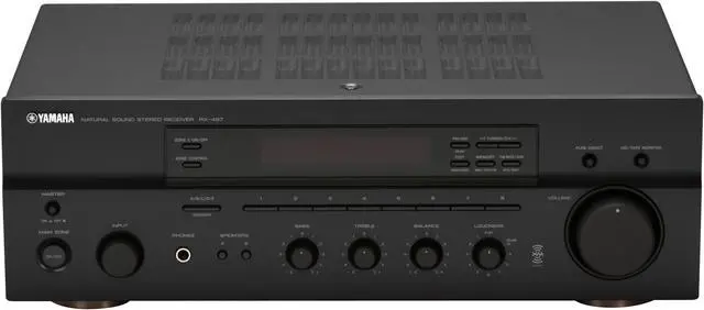 Alt view image 2 of 15 - YAMAHA RX-497 Stereo Natural Sound AM/FM Stereo Receiver