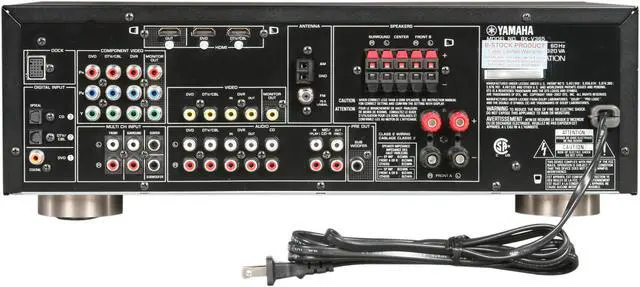 Alt view image 4 of 6 - YAMAHA RX-V365 5.1-Channel Digital Home Theater Receiver