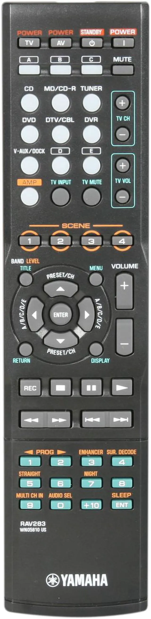 Alt view image 5 of 6 - YAMAHA RX-V365 5.1-Channel Digital Home Theater Receiver