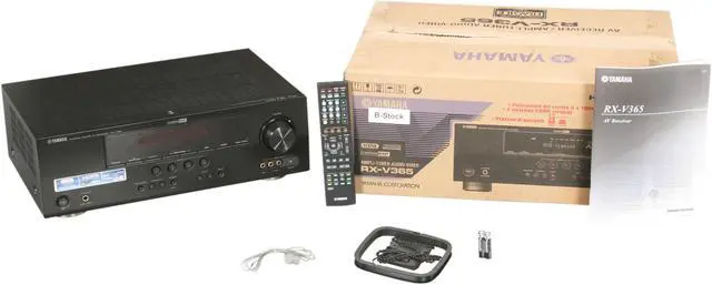 Alt view image 6 of 6 - YAMAHA RX-V365 5.1-Channel Digital Home Theater Receiver